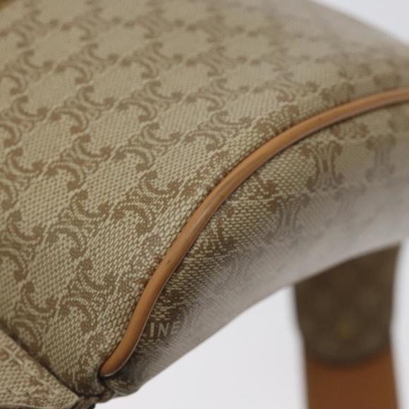CELINE Macadam Canvas Bum Bag Body Bag Beige Auth 127907 - Picture 15 of 16
